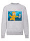 Fruit of the Loom The Simpsons Family The Nirvana Baby Bart No5 Sweatshirt Nirvana Gray