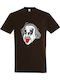T-shirt Unisex " Einstein Ft Kiss Science Rocks " Chocolate