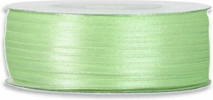 Panglică Satinată cu Două Fețe Lime Fistic 6mm X 10 Metri Tatu Moyo