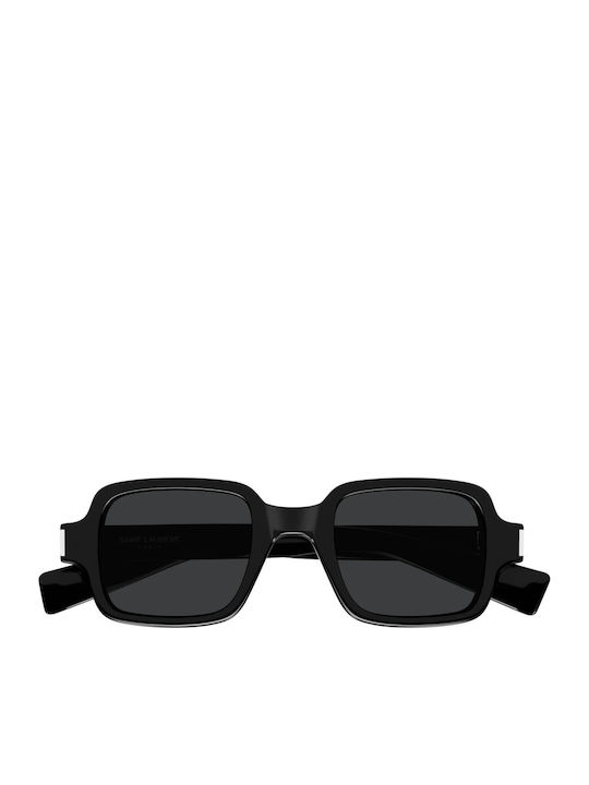 Ysl Unisex Sunglasses with Black Plastic Frame and Black Lens SL 720 001