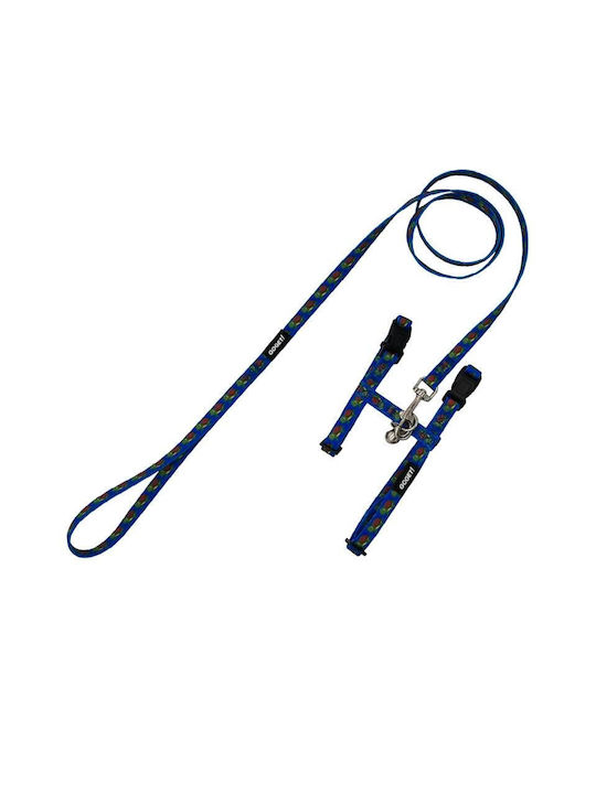 Go Get Cat Harness W Leash "mini Turtles" Blue M Go Get Cat Harness W Leash "mini Turtles" Blue M