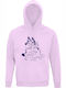 Kinder-Sweatshirt mit Kapuze und Taschen Creamy Pink Bluey And Bingo