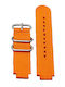 Riemen aus Stoff Orange 16mm