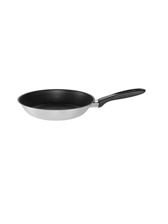 Fiskars Tigaie Essential Din Oțel Inoxidabil Cu Acoperire Antiaderentă 28cm