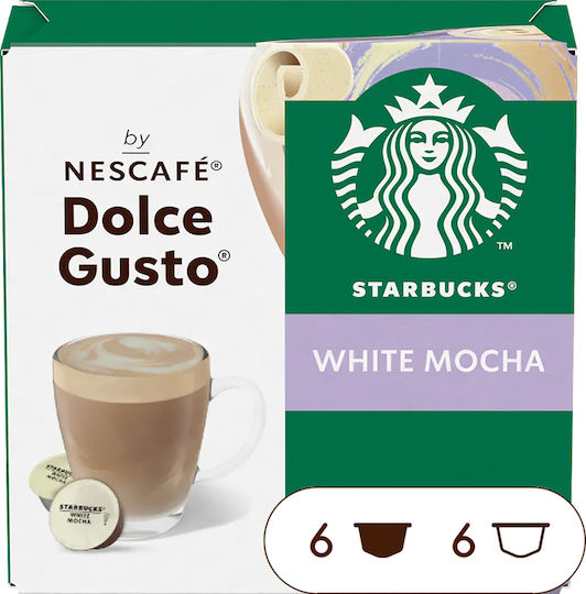 Starbucks Капсули Шоколад Съвместими с машина Dolce Gusto 12капси