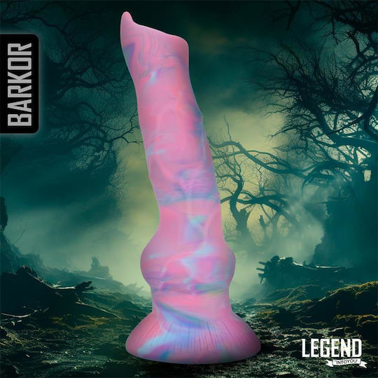 Bakor Liquid Silicone Дилдо Със Смукателна Чашка 19.5см