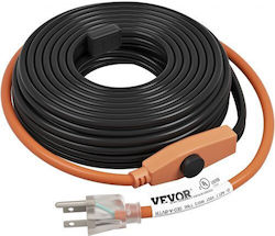 Cablu de Încălzire pentru Țevi Vevor 9m 23w/m Termostat Încorporat Gdjrdlmc30ft7eaagv2
