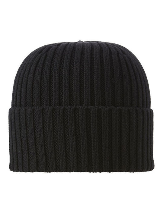 Beanie Beanie Knitted in Black color