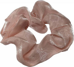 Fabric Hair Scrunchies Pink 4771-903r