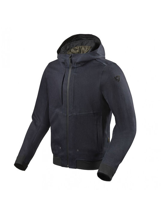 Stealth 2 Ανδρικό Μπουφάν Μηχανής Cordura 4 Εποχών Αδιάβροχο Μπλε