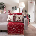 Teoran Christmas Decorative Square Pillowcase 4...