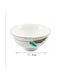 SDS Bol de Servire Rotund Ceramică Alb