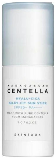 Skin1004 Madagascar Centella Hyalu-Cica Silky-Fit Αντηλιακό Stick Προσώπου SPF50+ 7gr