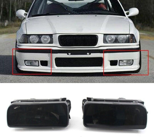 Prasco 245095 Προβολείς Ομίχλης Bmw 3 E36 90-98 Smoke 2 Τεμάχια