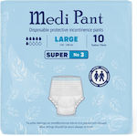 Mediform Incontinence Diapers Large 10pcs