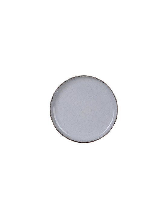 Kutahya Porselen Plate Shallow made of Porcelain Gray 27cm 6pcs