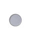 Kutahya Porselen Plate Shallow made of Porcelain Gray 27cm 6pcs