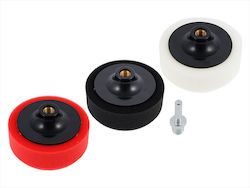 Σετ Σφουγγαριών Γυαλίσματος Carmotion 3x125mm Προσαρμογέα M14