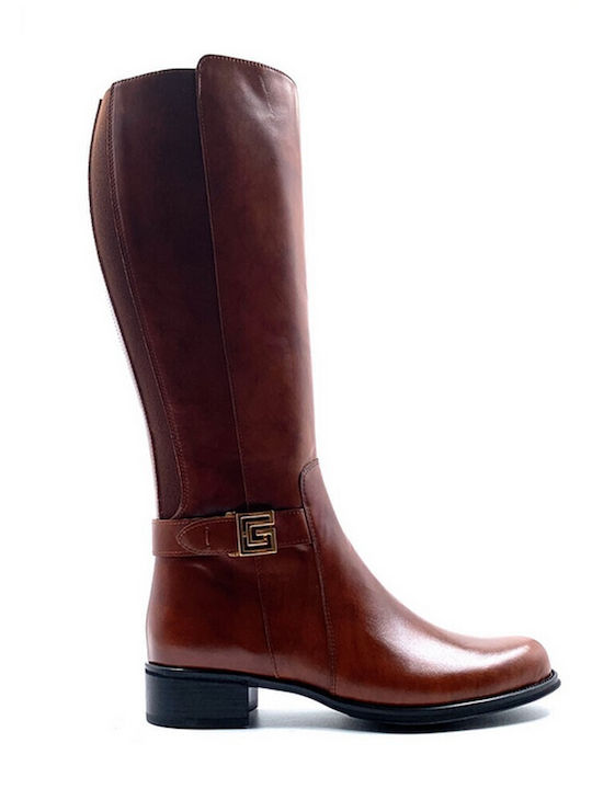 Softies Riding Boots with Zipper / Rubber Tabac Brown