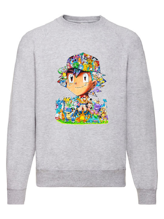 Fruit of the Loom Sweater Pokemon Ash Ketchum N...