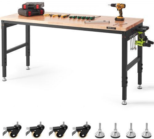 Vevor Laboratory Workbench Socket 1361kg Gzzs72x25inch5b8cv2