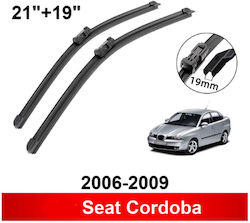 Σετ Υαλοκαθαριστήρες Μπροστινοί 53cm 48cm Seat Cordoba 2006 2007 2008 2009 21" + 19" 2 Τεμάχια Carro 245106 Σετ Υαλοκαθαριστήρες Μπροστινοί 53cm 48cm Seat Cordoba 2006 2007 2008 2009 21" + 19" 2 Τεμάχια Carro 245106
