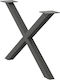 vidaXL Metallic Furniture Leg 2 Pieces Suitable...