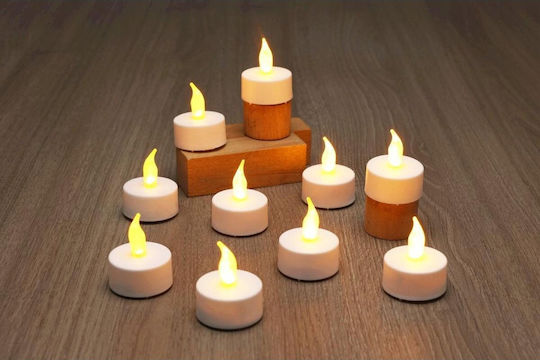Christmas Decoration Articasa Set of 8 LED Tea Candles Remote Control 14428956 8721037234900