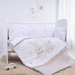 Lorelli Σετ Κούνιας Lily Beige 4τμχ
