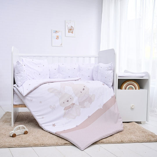 Lorelli Σετ Κούνιας Ranforce Beige 8τμχ