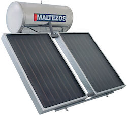 Maltezos Încălzitor solar de apă 200lt Inox Dublă acțiune 3 m² Selectiv Maltezos Încălzitor solar de apă 200lt Inox Dublă acțiune 3 m² Selectiv