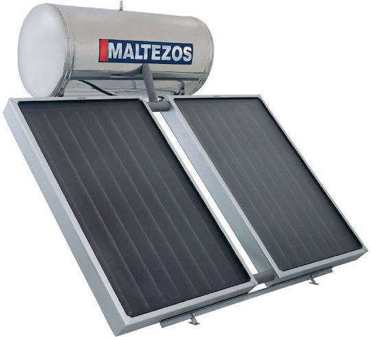 Maltezos Încălzitor solar de apă 200lt Inox Dublă acțiune 3 m² Selectiv