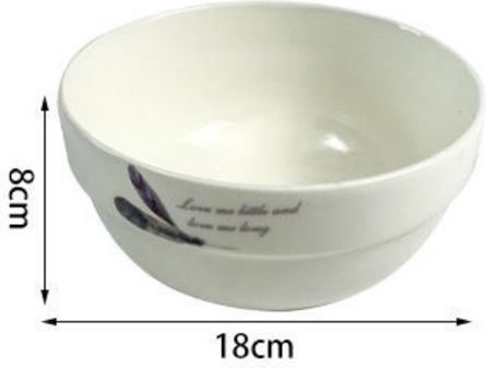 SDS Salatieră Ceramică Albă 1buc