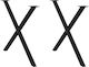vidaXL Metallic Furniture Leg 2 Pieces Suitable...