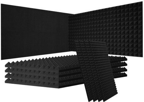 Vevor Vevor Audio-Behandlungsmaterial Satz in Pyramid Design 48cm x 24cm x 2mm