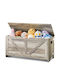 Vevor Children's Storage Box made of Wood Gray 38.98x15.55x18.9cm 1pcs