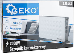 Geko Θερμοπομπός Δαπέδου 2000W Λευκός Geko Θερμοπομπός Δαπέδου 2000W Λευκός