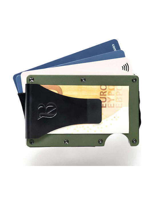 Herren Geldbörse Karten mit RFID Khaki