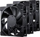 Phanteks M25G2-120 Case Fan (2000rpm) Χωρίς Led Φωτισμό και Σύνδεση 4-Pin PWM 3τμχ