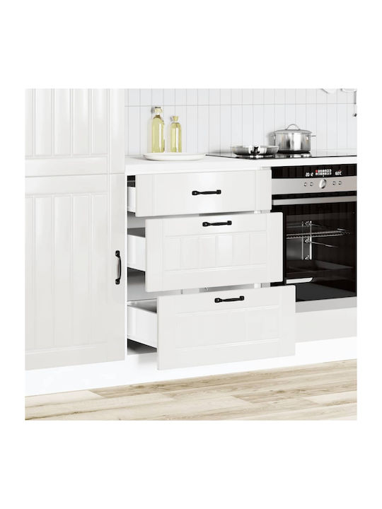 Lucca Comodă de Bucătărie de Podea High Gloss W...
