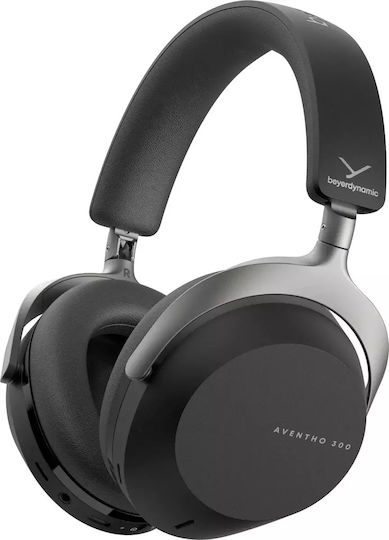 BeyerDynamic Aventho 300 Ασύρματα / Ενσύρματα Over Ear Ακουστικά με 50 ώρες Λειτουργίας και Quick Charge Μαύρα