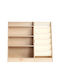 Kids Wooden Bookcase Brown 80x40x89cm