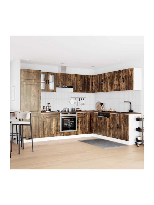 Kitchen Cabinet Set Wall & Floor with Counterto...