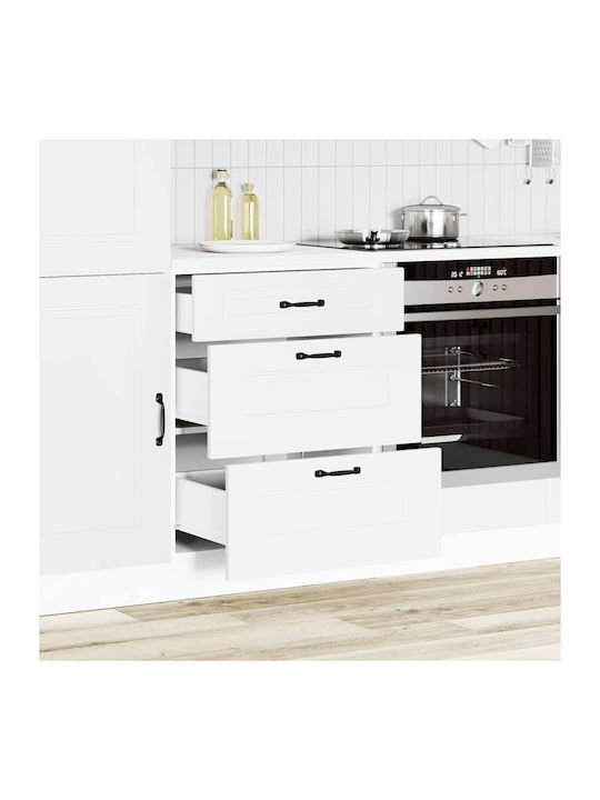 Kalmar Comodă de Bucătărie de Podea Alb 51.5x46x81.5buc