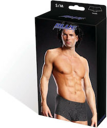 Blue Line Microfiber Herren Sexy Boxer Schwarz