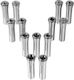 Vevor Set of 13 Precision Collets R8 1/8'' 7/8'' Steel 45# Milling Machine Drill Center Machining R8jt13pcsw00o2d91v0