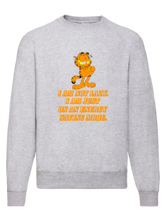 Fruit of the Loom Sweater Garfield Cat No20 Sweatshirt Gray Garfield-Katze 0622163-GREY