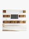 Living Room TV Unit Brown L100xW30xH30cm