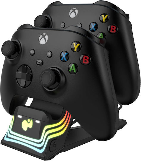 Încărcător Dual Pdp Afterglow Wave Negru Xbox