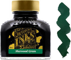 Diamine Ανταλλακτικό Μελάνι για Πένα Sherwood Green Μελάνι πένας 700987827743 80ml